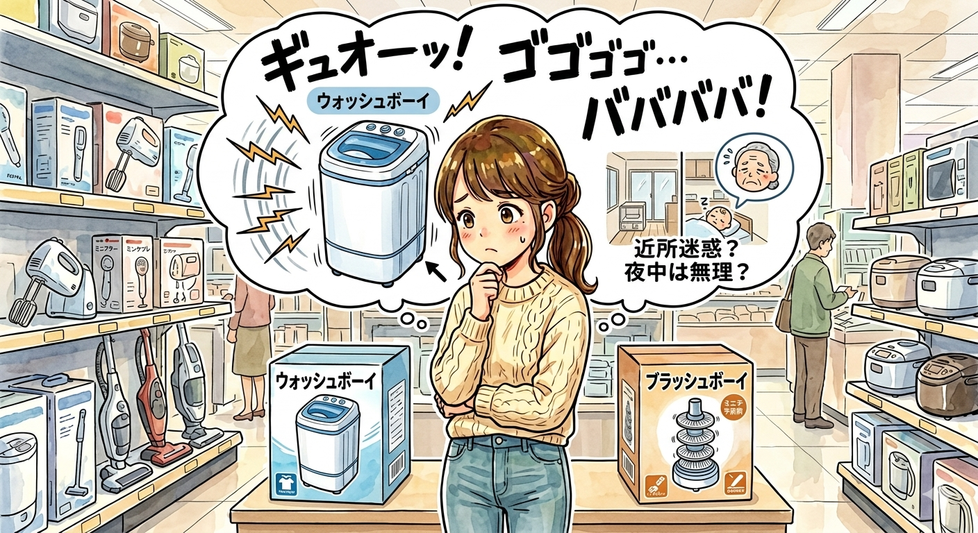 ウォッシュボーイはうるさい