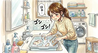 ウォッシュボーイでうんち汚れの手洗いをラクに！予洗いに便利な3つの理由